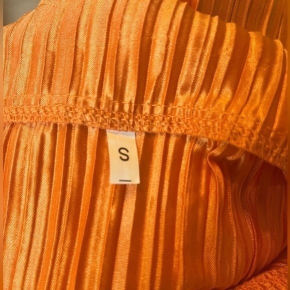 Women Pleated Long Sleeve Shirt Dress Pintuck Button Down Mini Blouse Dress - Picture 4 of 8